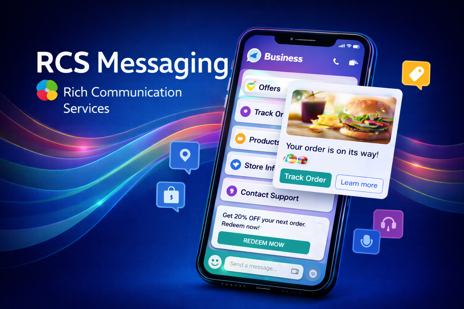 RCS messaging communication platform