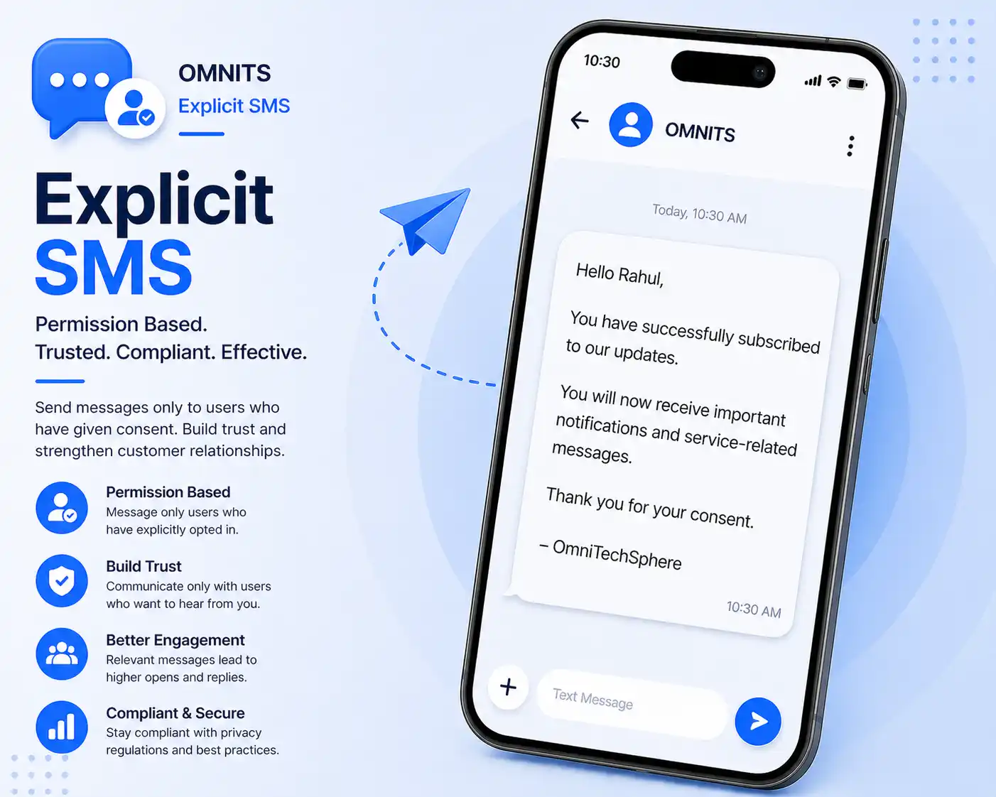 Service Explicit SMS