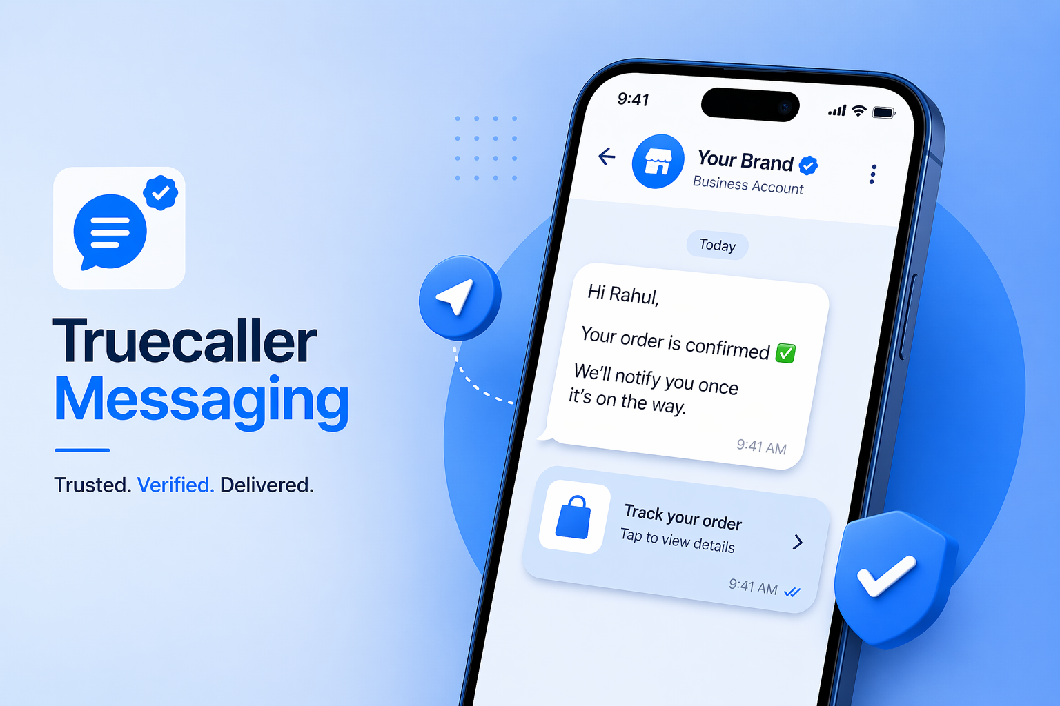 Truecaller business messaging platform