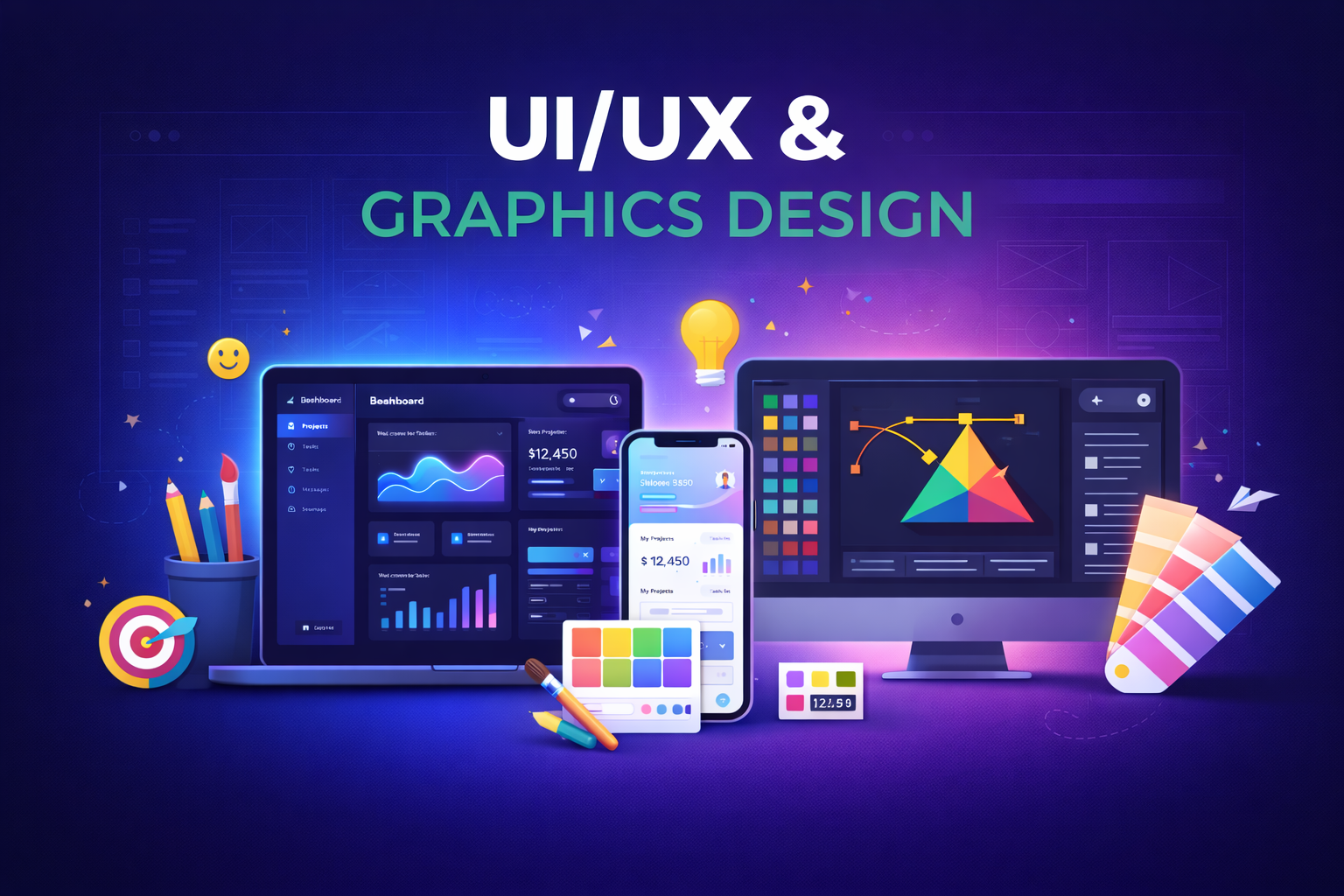 UI UX and graphics design services
