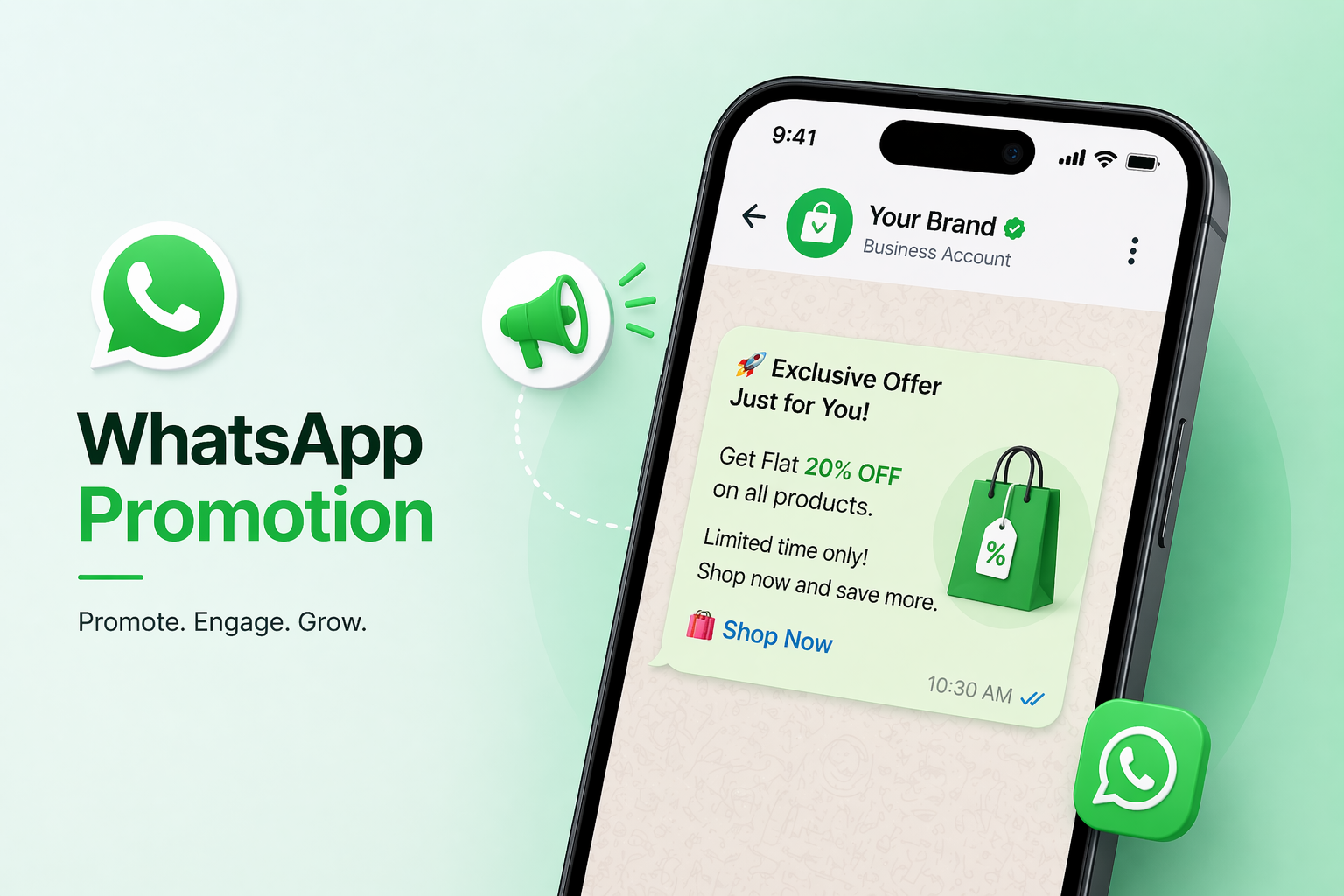 WhatsApp promotional messaging services